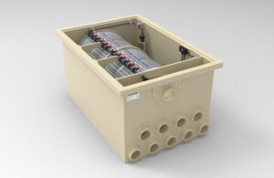 Trommelfilter PP140-P inkl. eingebauter Spülpumpe und HQ Steuerung